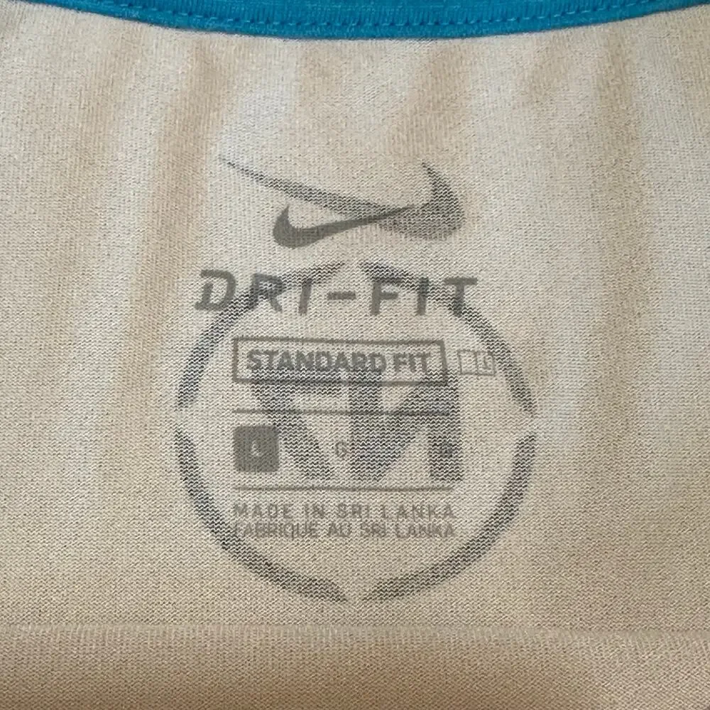 Nike N7 Dri-Fit Southwest Graphic Print Long Sleeve Light Gray Men’s Size L